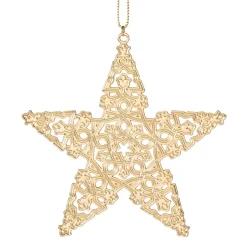 2024 Star, Snowflake, and Angel Tree Ornament Set