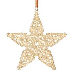 2024 Sterling Silver Star and Snowflake Ornament Set