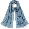 American Vines Embroidered Shawl
