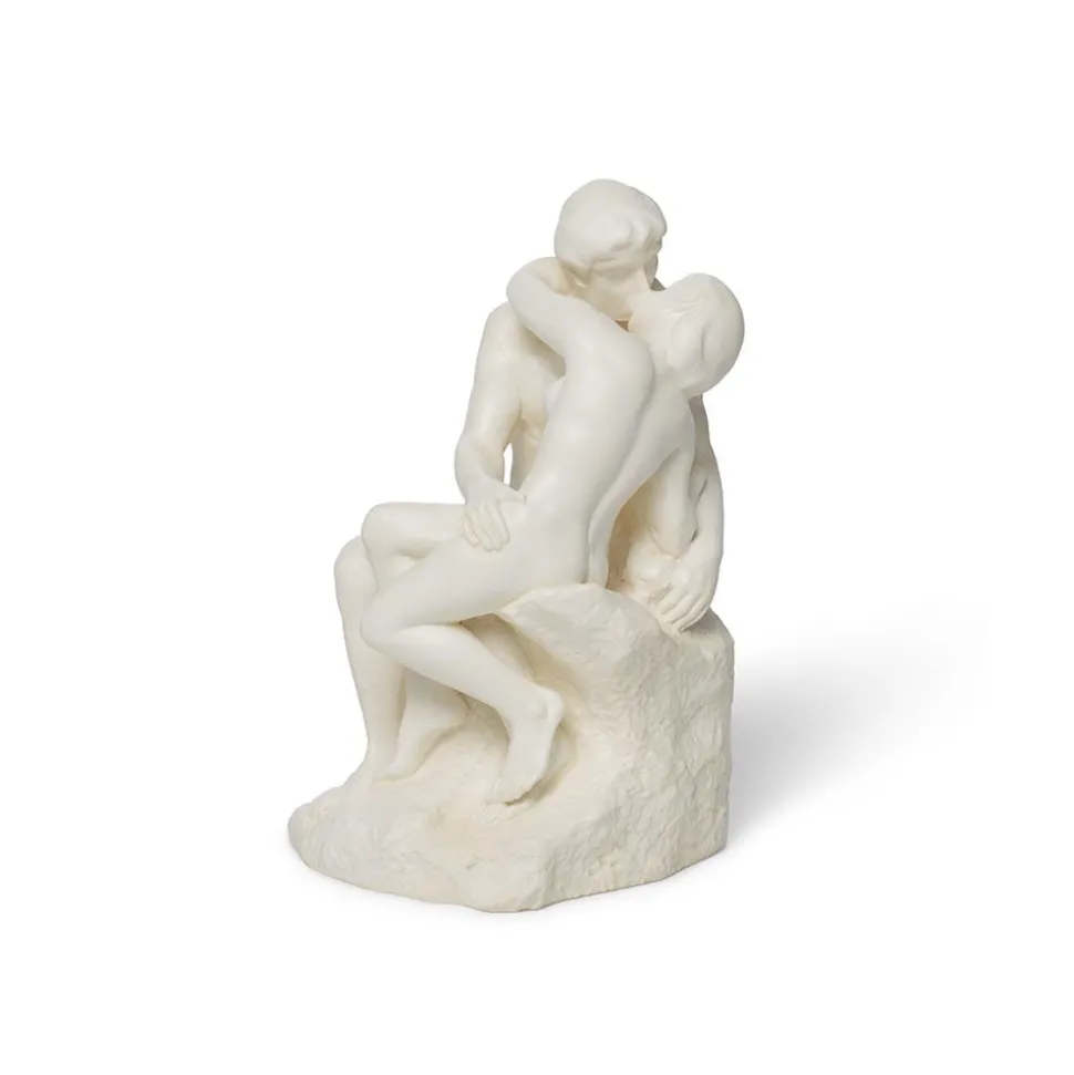 Auguste Rodin: The Kiss Medium White Sculpture