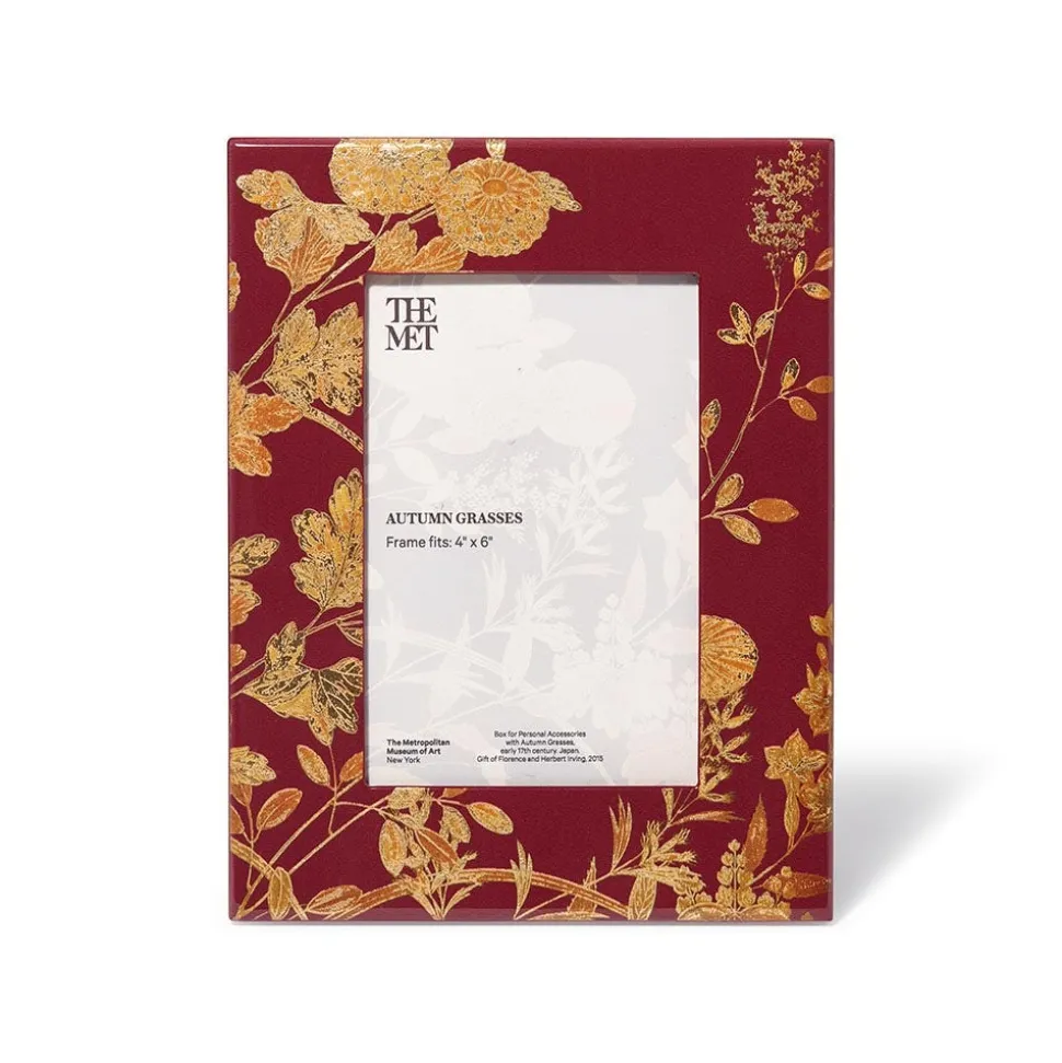 Autumn Grasses Rectangular Frame