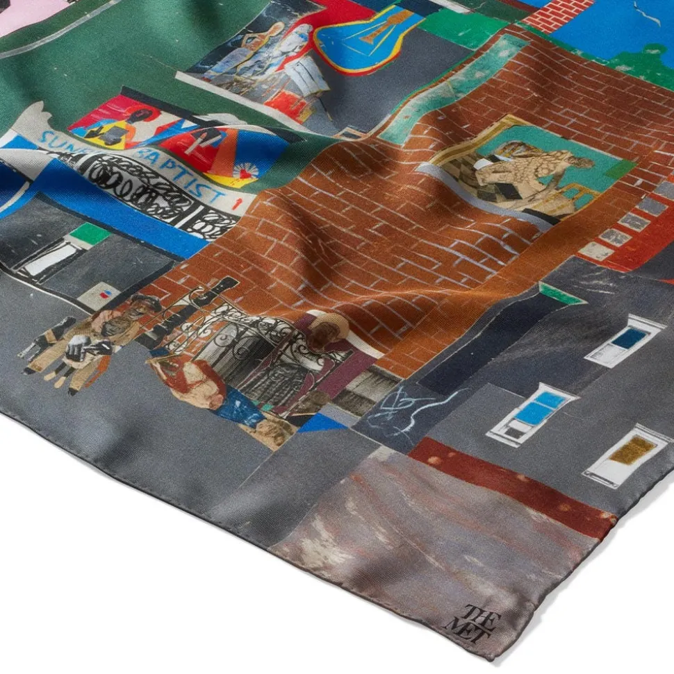 Bearden The Block Oblong Silk Scarf