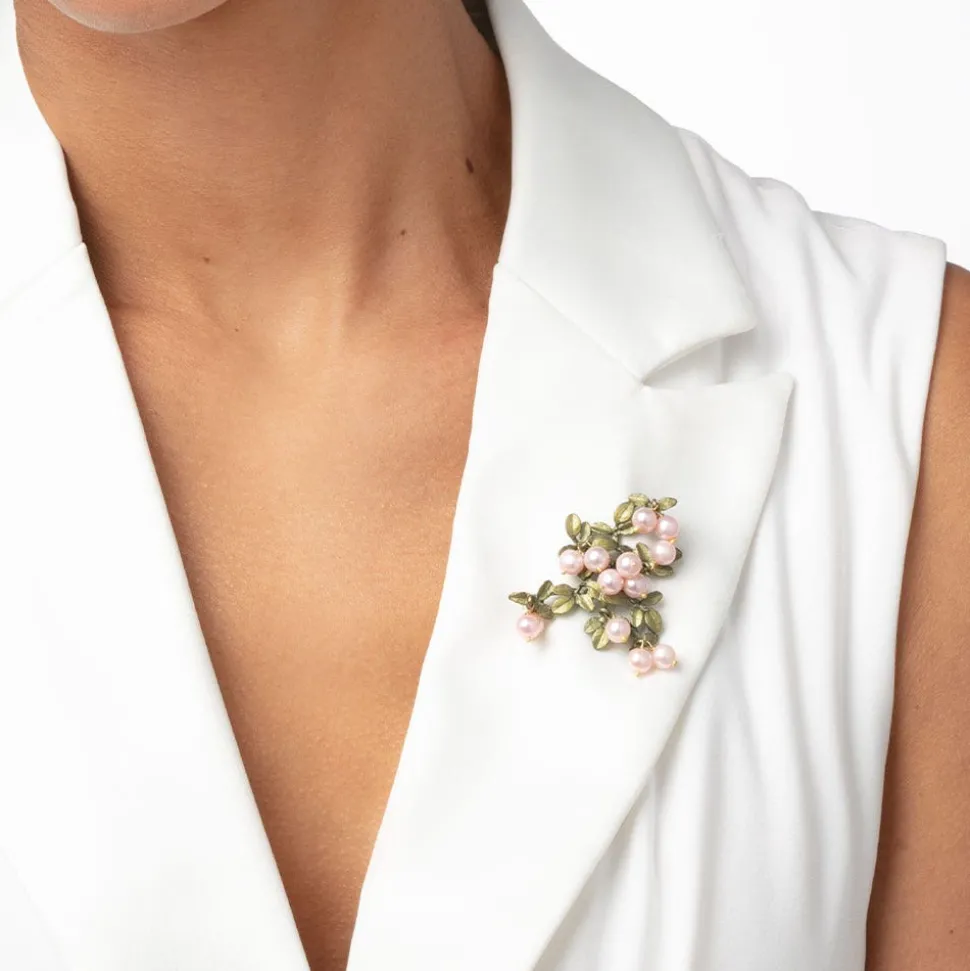 Blushing Berries Brooch