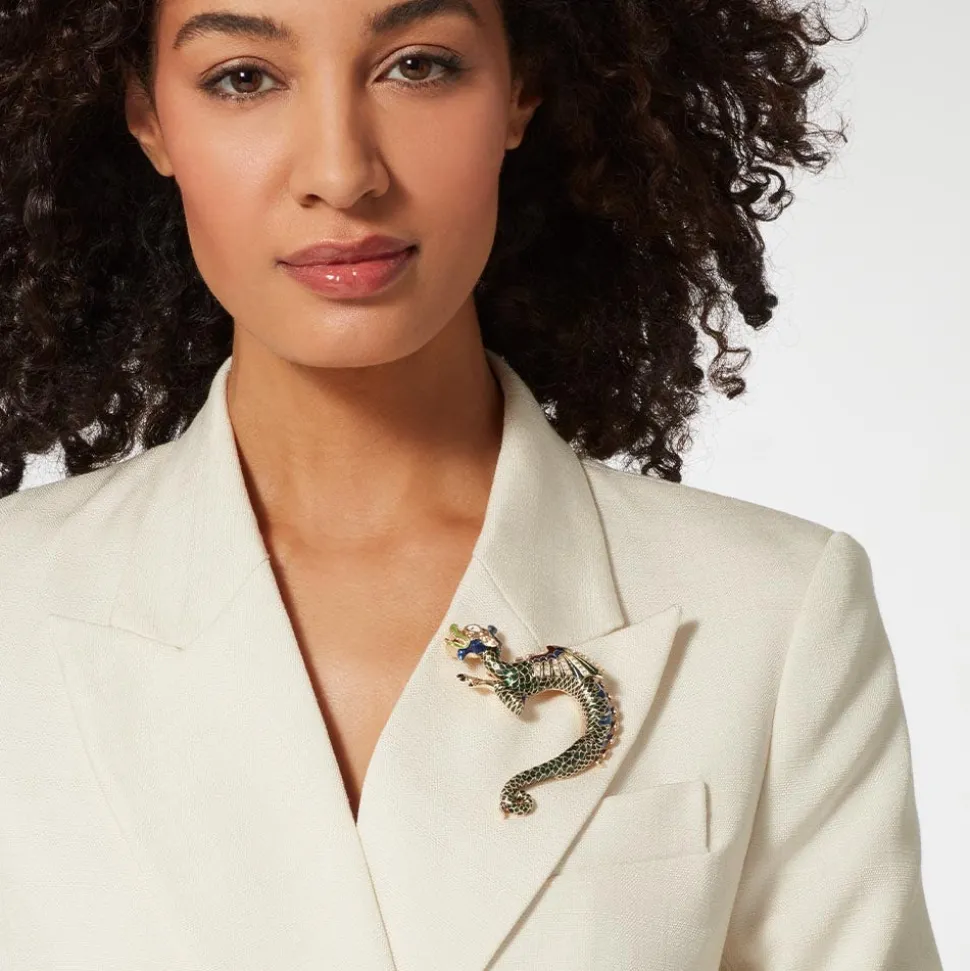 Bohemian Dragon Brooch