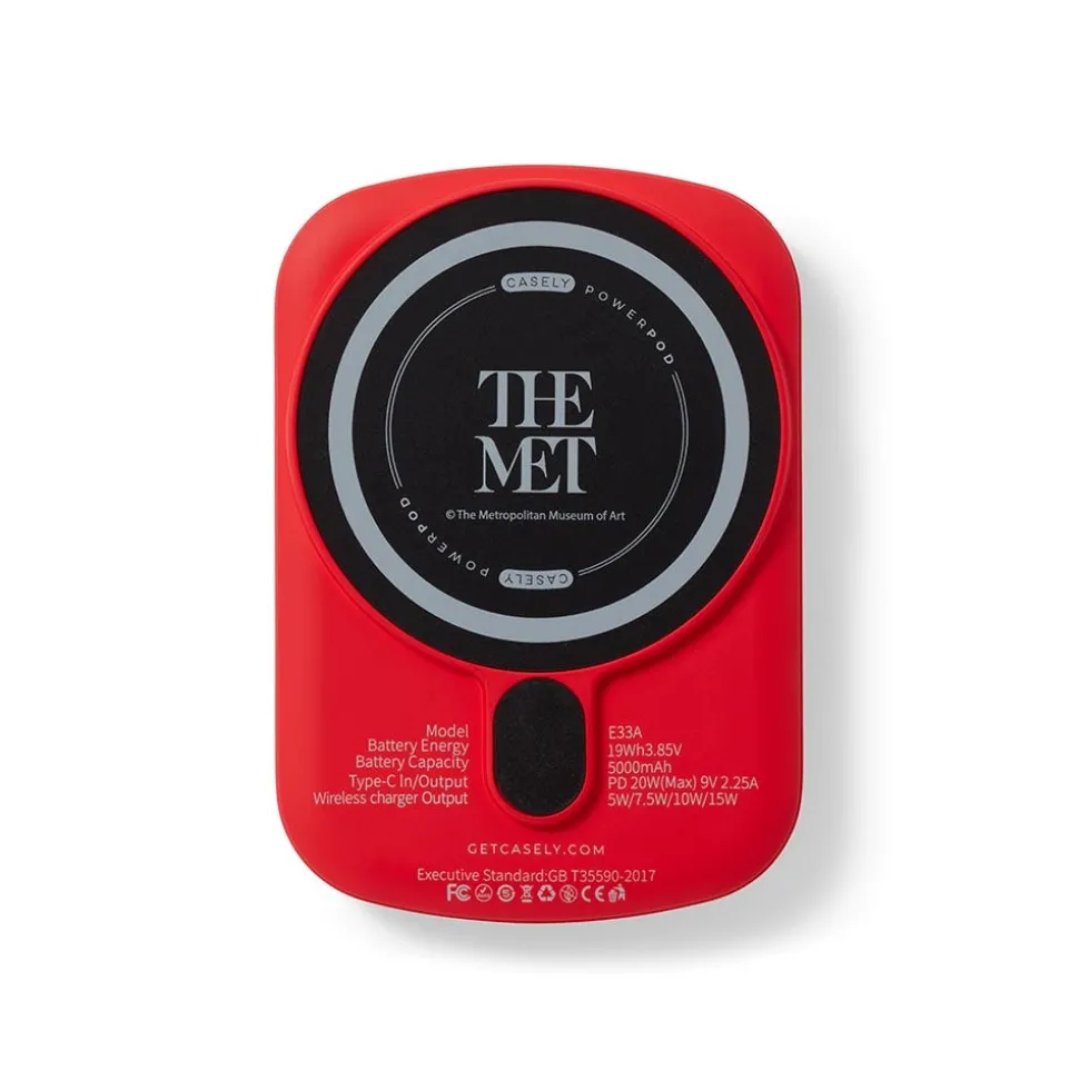 Casely Met Logos Power Pod Wireless Charger