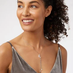 Celestial Symbols Lariat Necklace