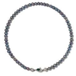 Chelsea Peacock Pearl Necklace and Drop Earrings Set
