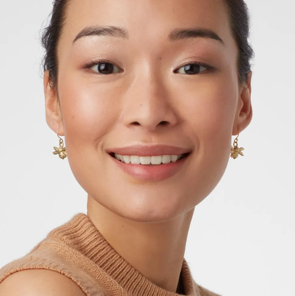 Chinese Bee Drop Earrings