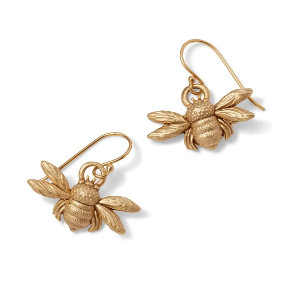 Chinese Bee Drop Earrings