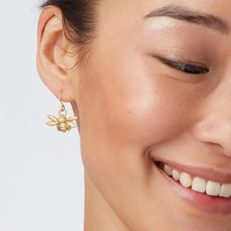 Chinese Bee Drop Earrings