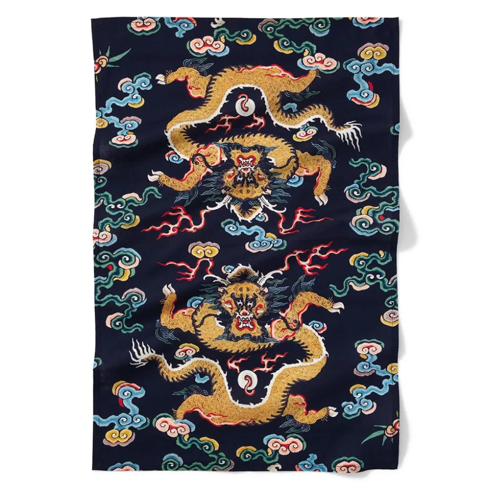 Chinese Dragon Rank Badge Apron and Tea Towel Set