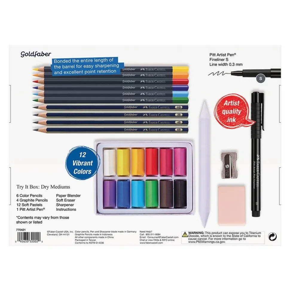 Creative Studio Try It Box: Dry Mediums