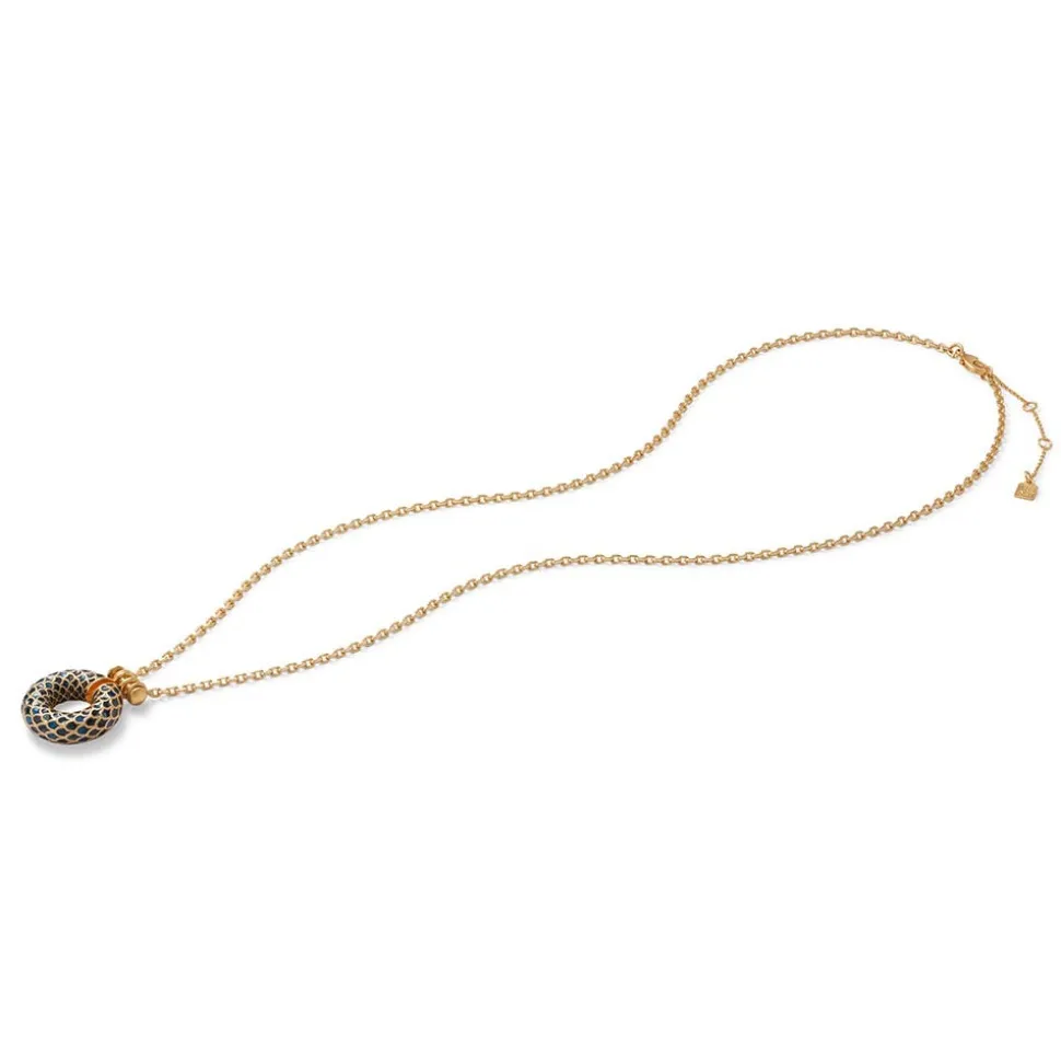 Egyptian Feather Pendant Necklace