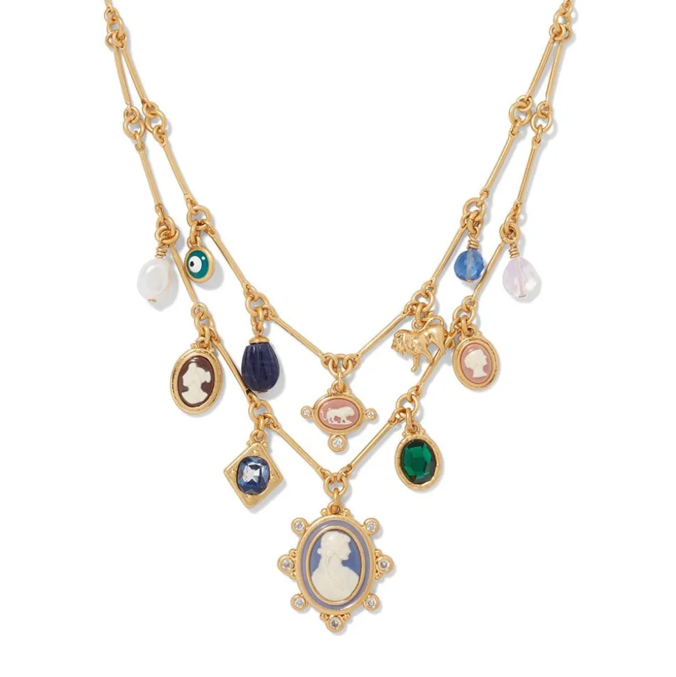 European Cameo Charm Necklace