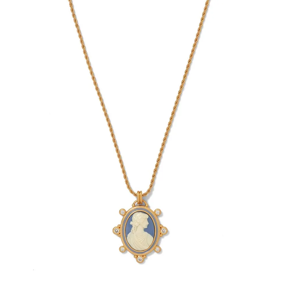European Cameo Pendant Necklace