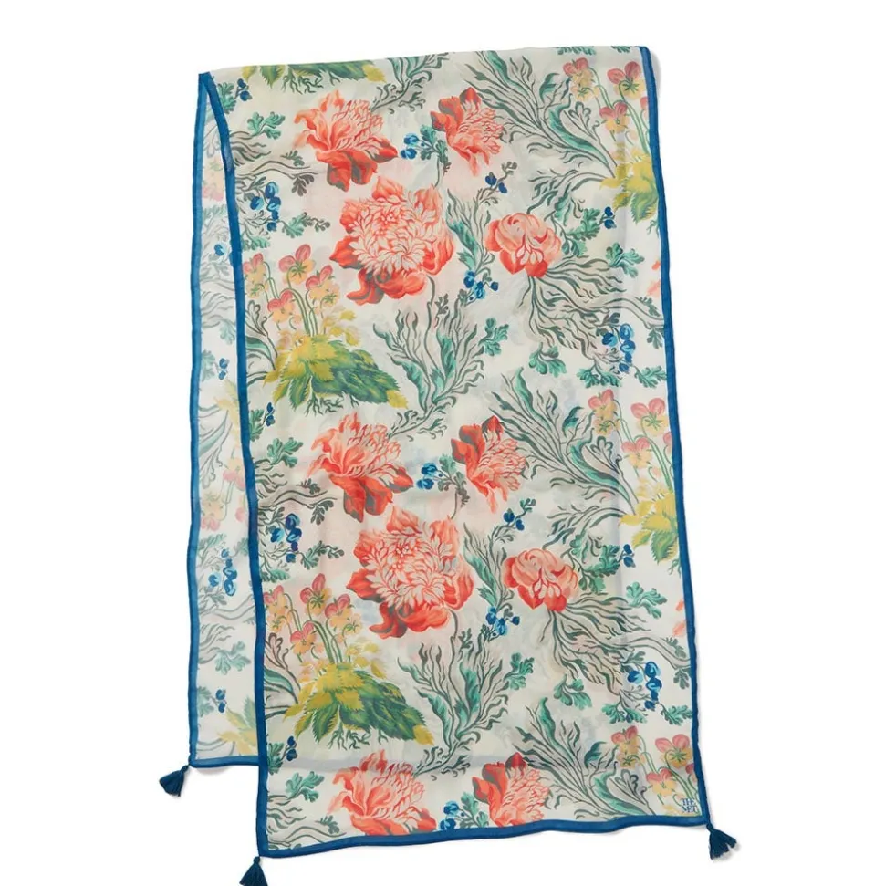 European Floral Shawl
