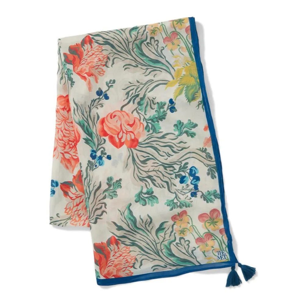 European Floral Shawl