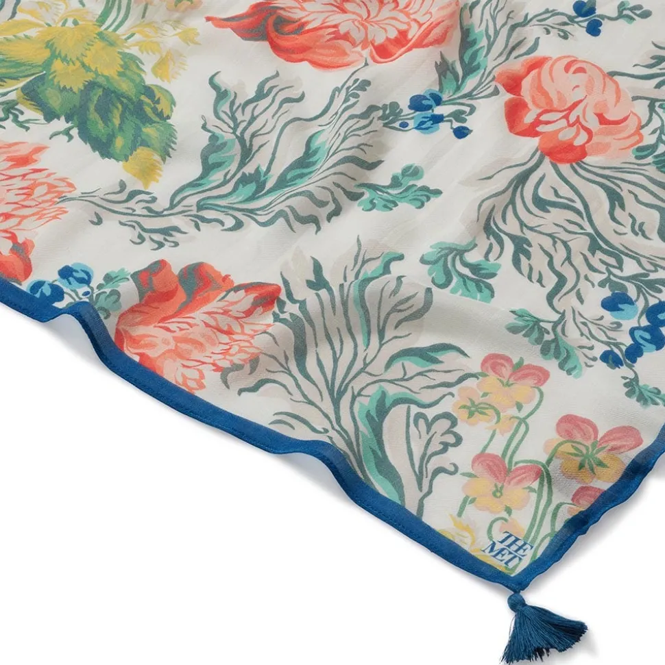 European Floral Shawl