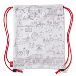 Favorite Galleries of The Met Color & Learn Washable Kids' Drawstring Backpack