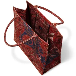 Four Seasons Paisley Oversize Structured Tote