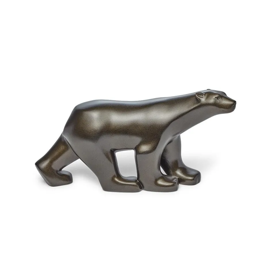 François Pompon: Polar Bear Small Black Sculpture