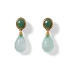 French Serpent Drop Earrings