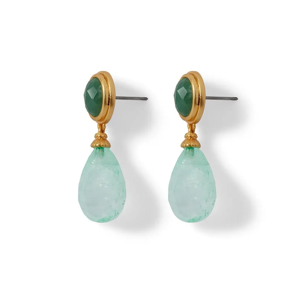 French Serpent Drop Earrings