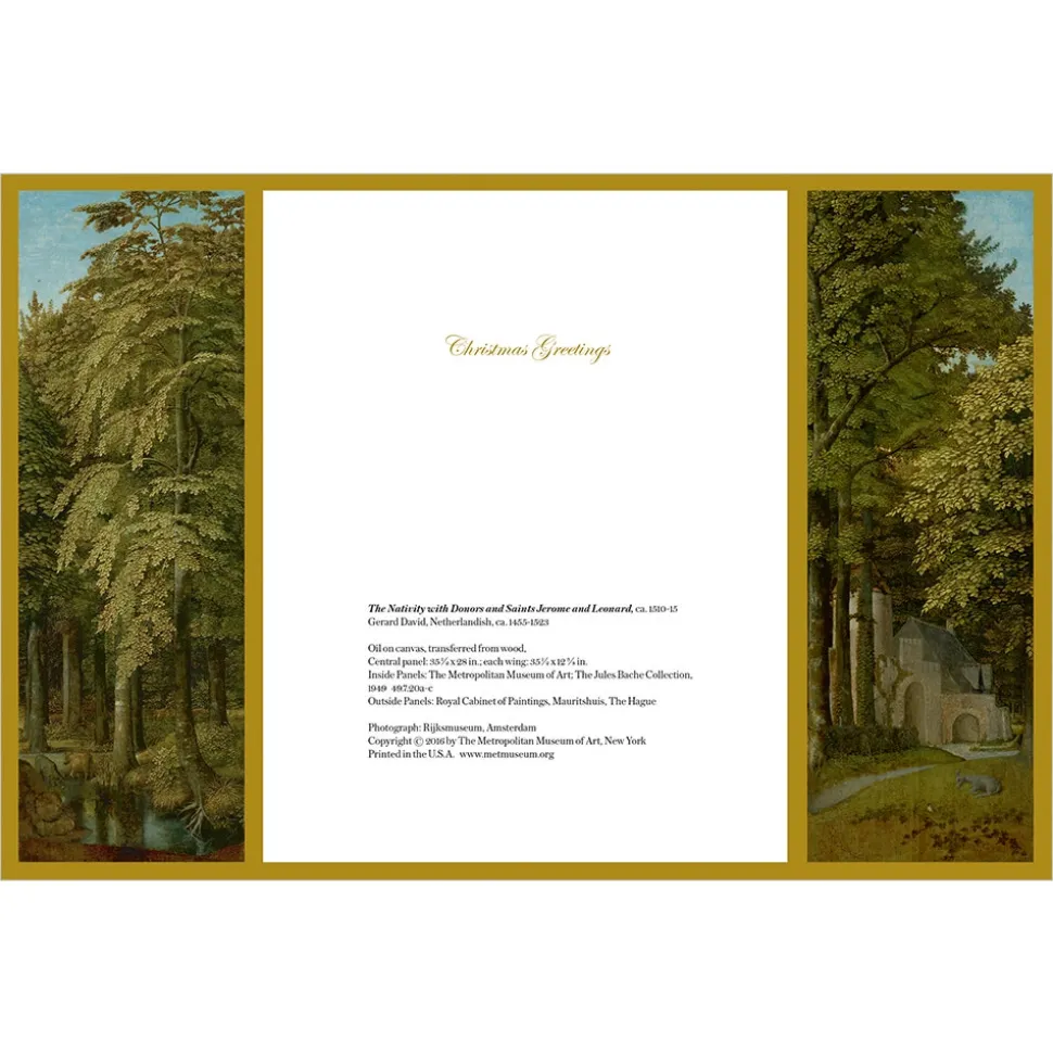 Gerard David: The Nativity Triptych Holiday Cards