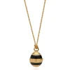 Hand-Enameled Egg Pendant Watch