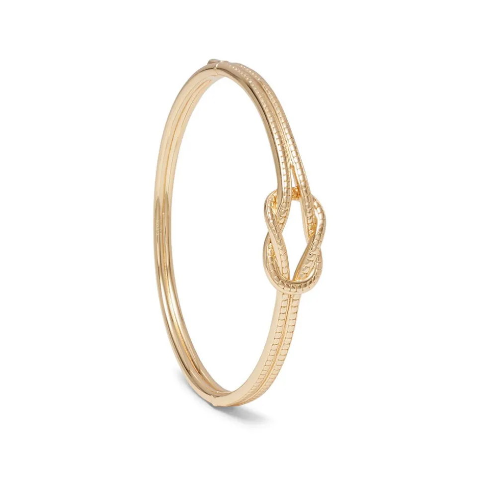 Herakles Knot Hinged Bangle