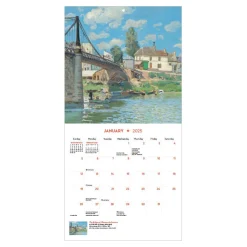 Impressionism and Post-Impressionism Mini Wall Calendar 2025