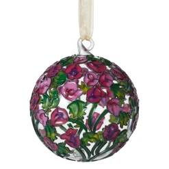 Louis C. Tiffany Garden Landscape Cloisonné Ornament Set