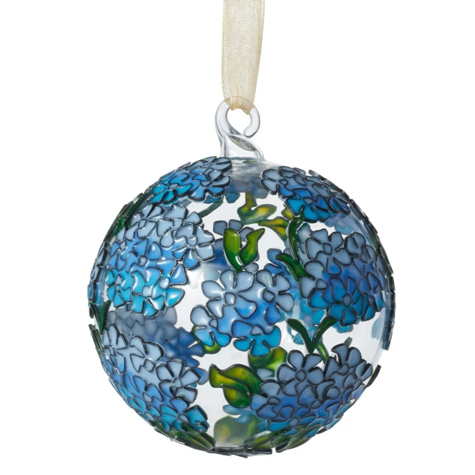 Louis C. Tiffany Garden Landscape Cloisonné Ornament Set