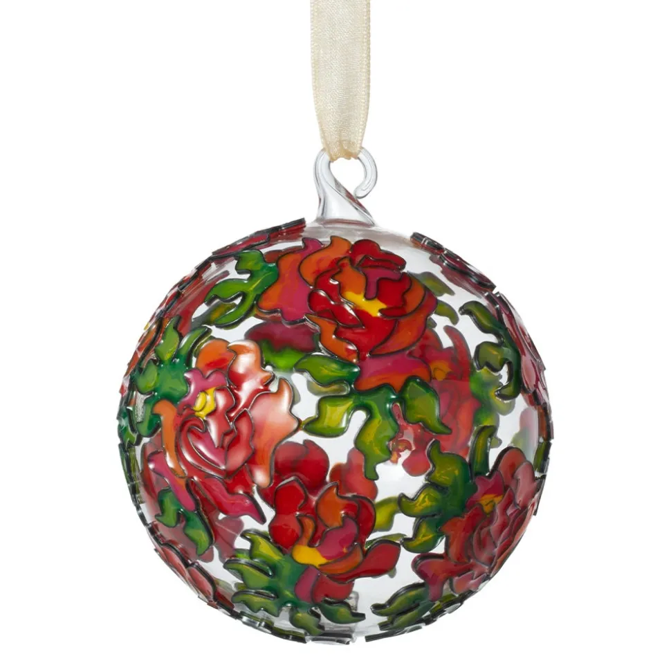 Louis C. Tiffany Garden Landscape Cloisonné Ornament Set