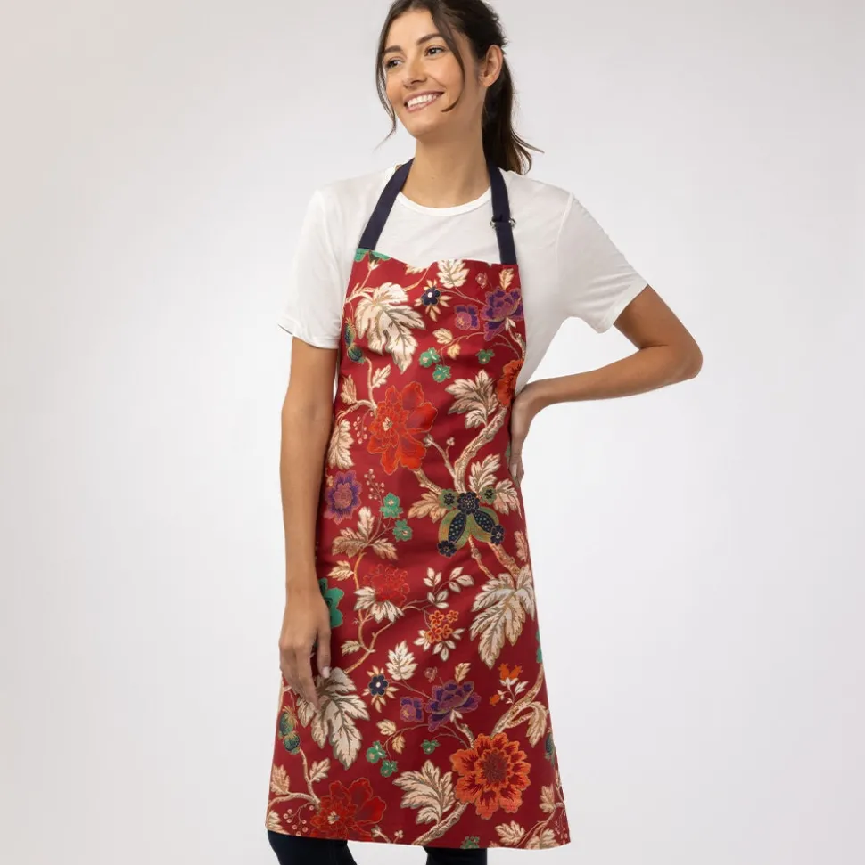 Lyon Floral Apron and Tea Towel Set