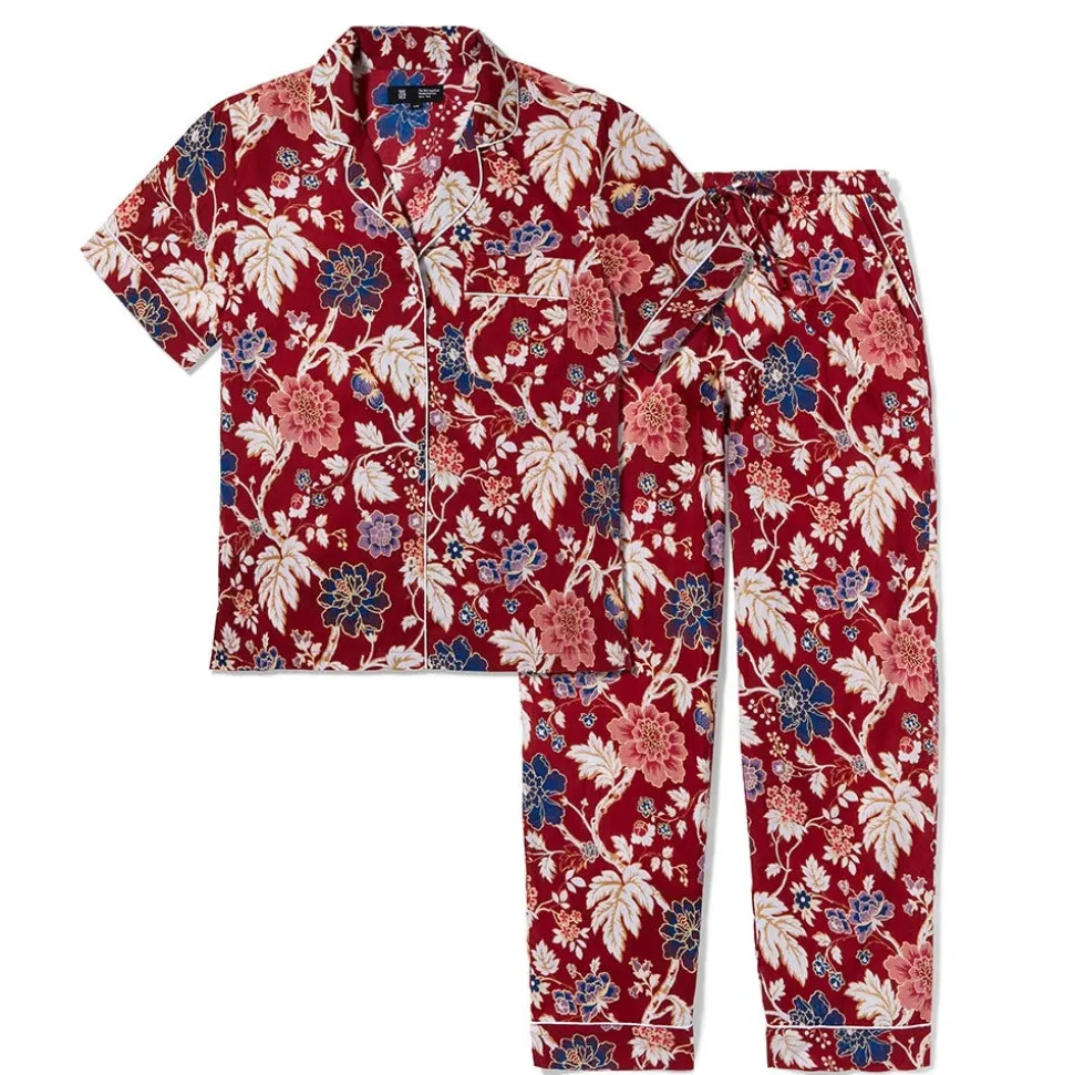 Lyon Floral Cotton Women's Pajamas