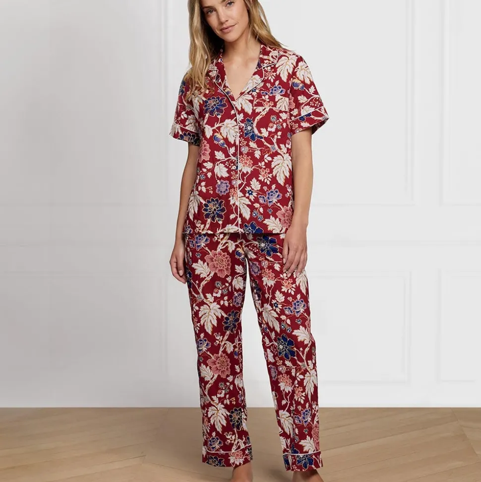 Lyon Floral Cotton Women's Pajamas
