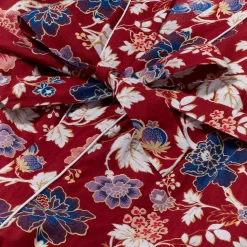 Lyon Floral Cotton Women's Robe