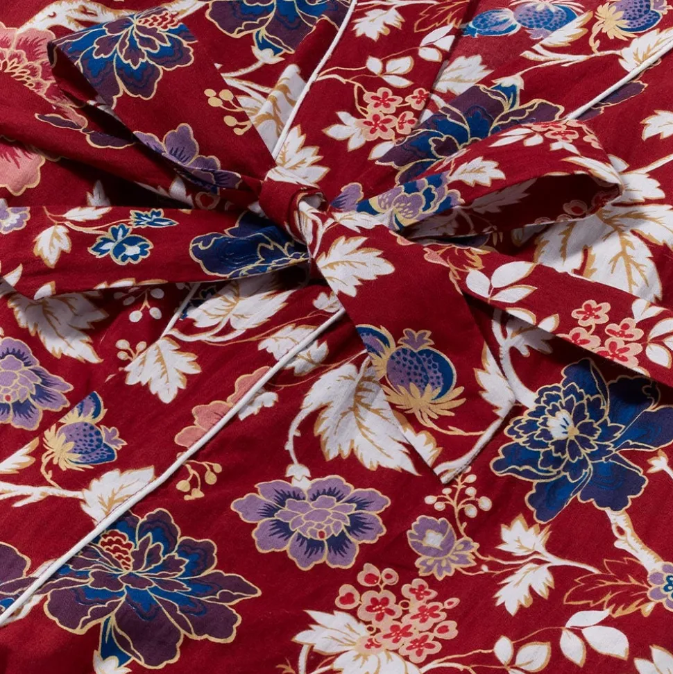 Lyon Floral Cotton Women's Robe