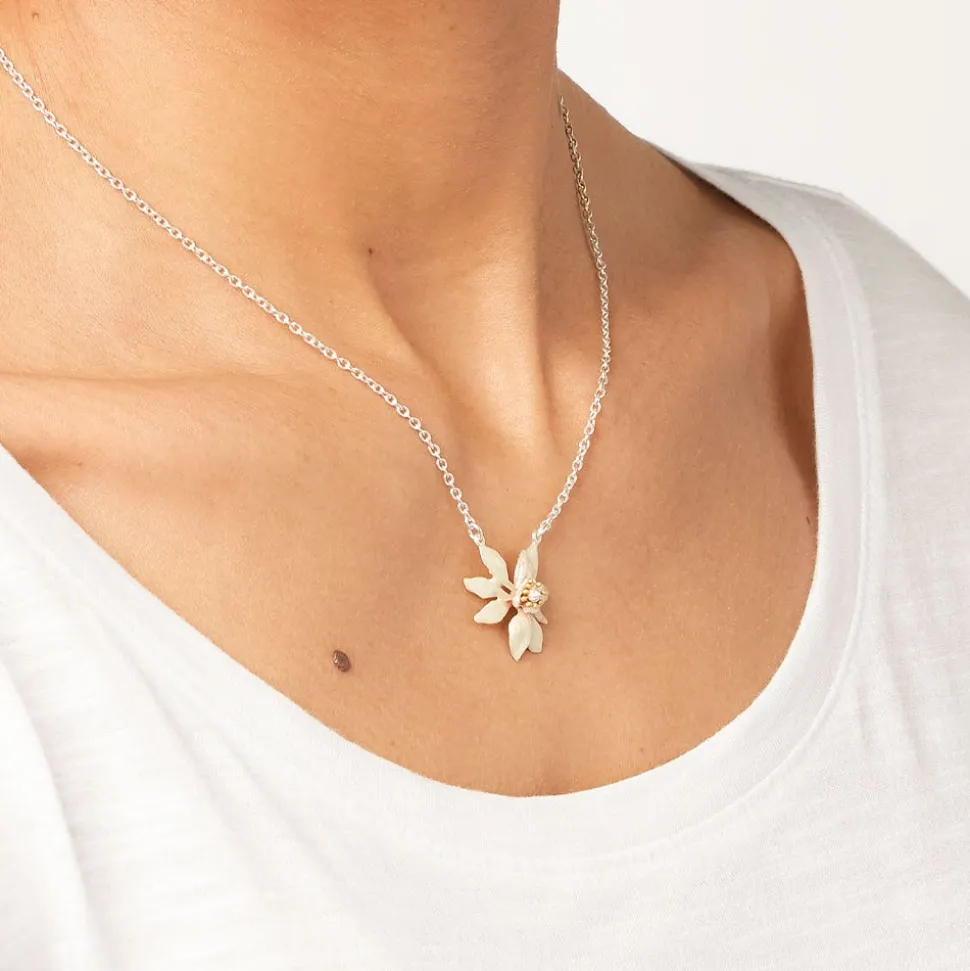 Magnolia Pendant Necklace