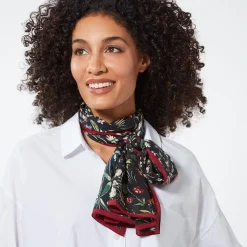 Medieval Millefleurs Oblong Silk Scarf