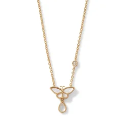 Meiji Butterfly Pendant Necklace