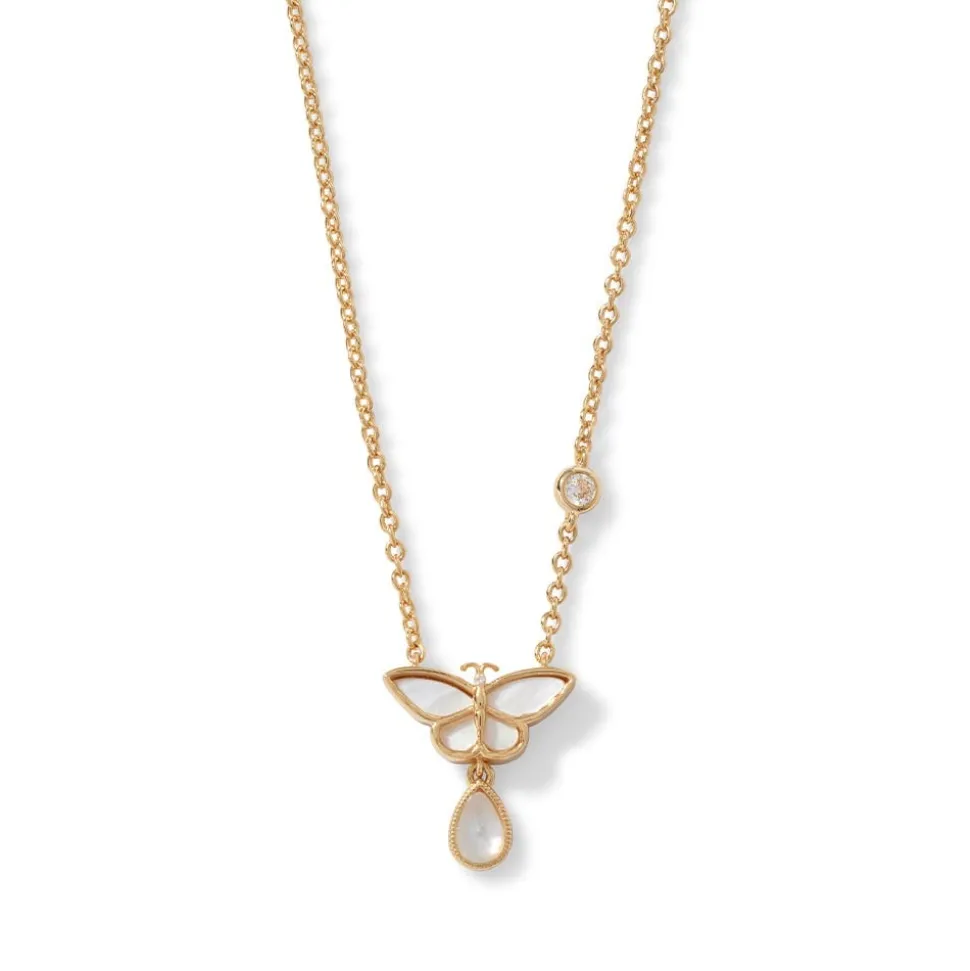 Meiji Butterfly Pendant Necklace