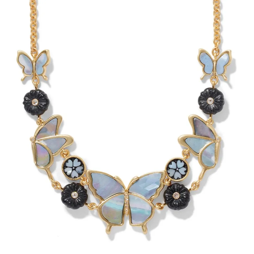 Meiji Butterfly Statement Necklace