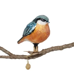 Met Birds Handmade Glass Ornament Set