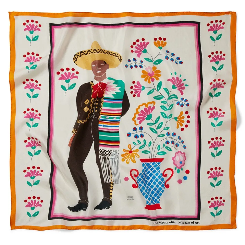 Mérida Saltillo Dress Silk Neckerchief