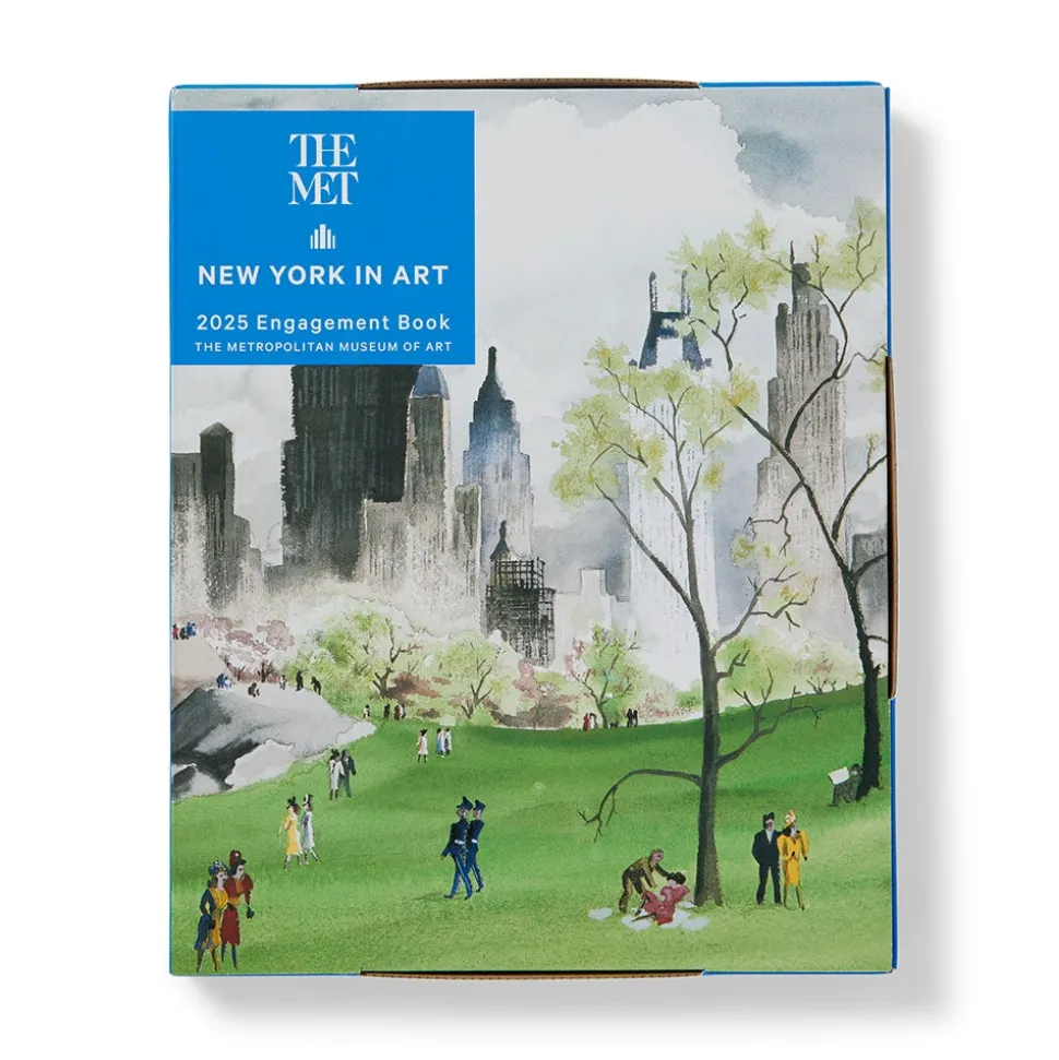New York in Art Spiral-Bound Engagement Calendar 2025