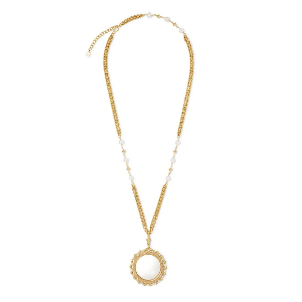 Philippine Pearl Magnifier Pendant Necklace
