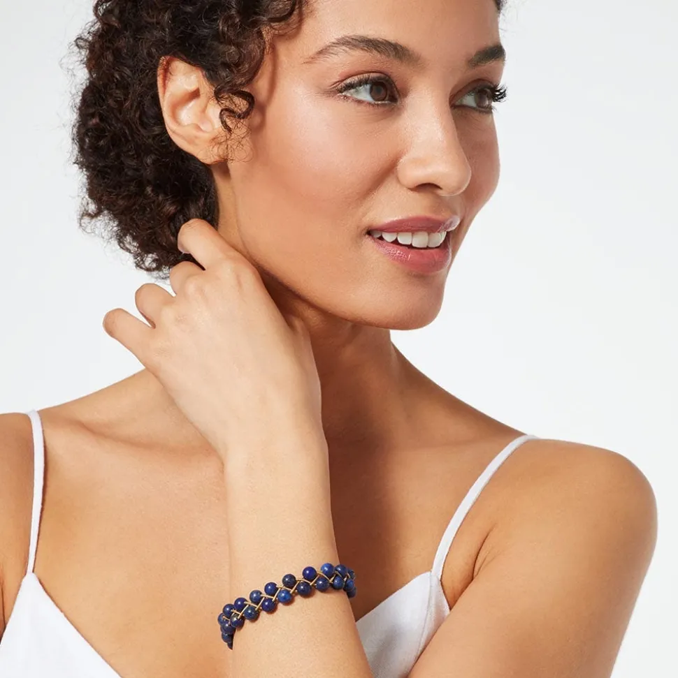 Spanish Baldric Lapis Braided Bracelet