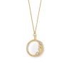 Spanish Day and Night Magnifier Pendant Necklace